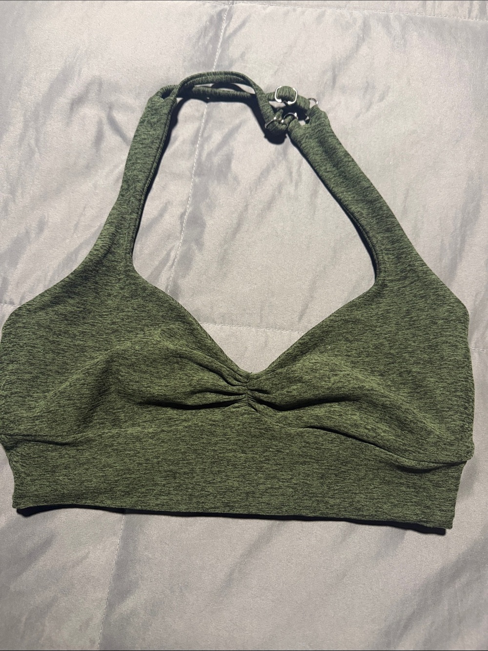 Bombshell sportswear Olive Green Halter Bralette